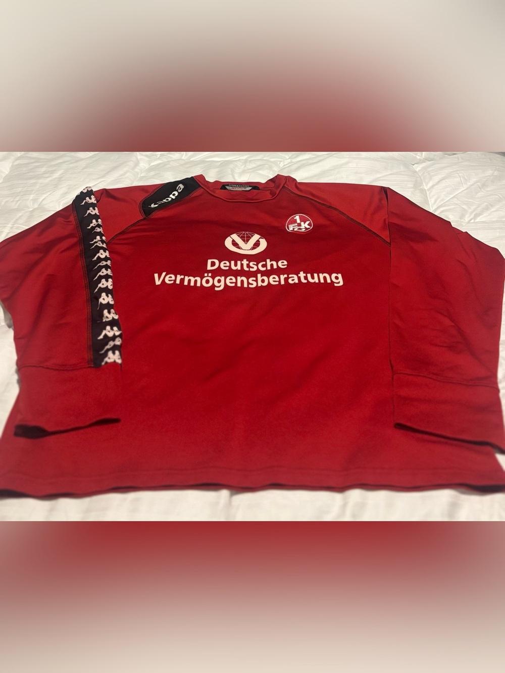 Vintage FC Kaiserslautern Germany Kappa Soccer Top Size Medium